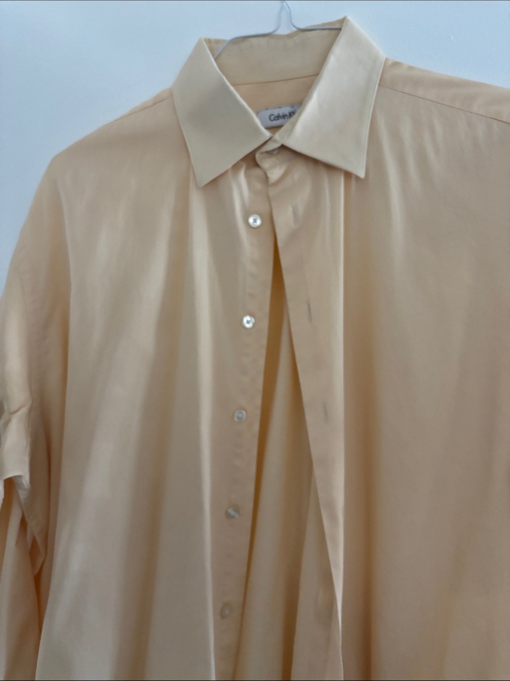 Calvin Klein Light Beige Men's Dress Shirt